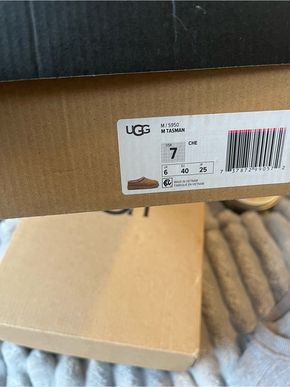 UGG Tasman Chestnut Slip-On Suede - Picture 6 of 6